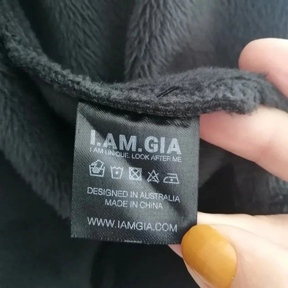 I.AM.GIA Blaster Colourblock Zip Up Fleece Lined Jacket 90s Streetwear Small - Picture 13 of 16